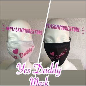 Yes daddy face mask